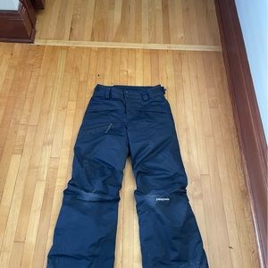 Boys Navy Patagonia Powder Town Snowpants size 10